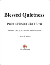 Blessed Quietness SATB choral sheet music cover